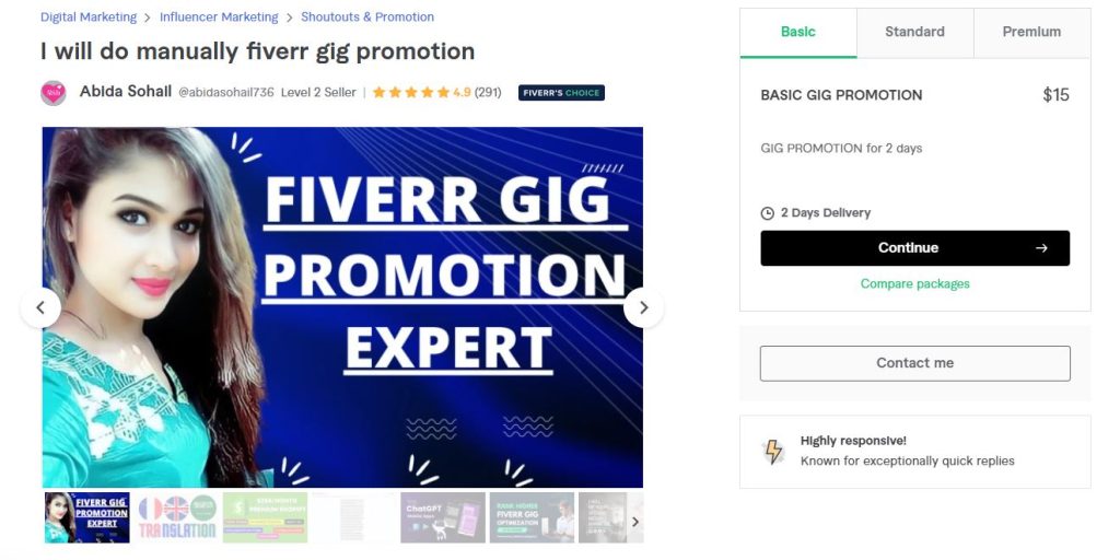 Marketing your Fiverr gig on social media and beyond